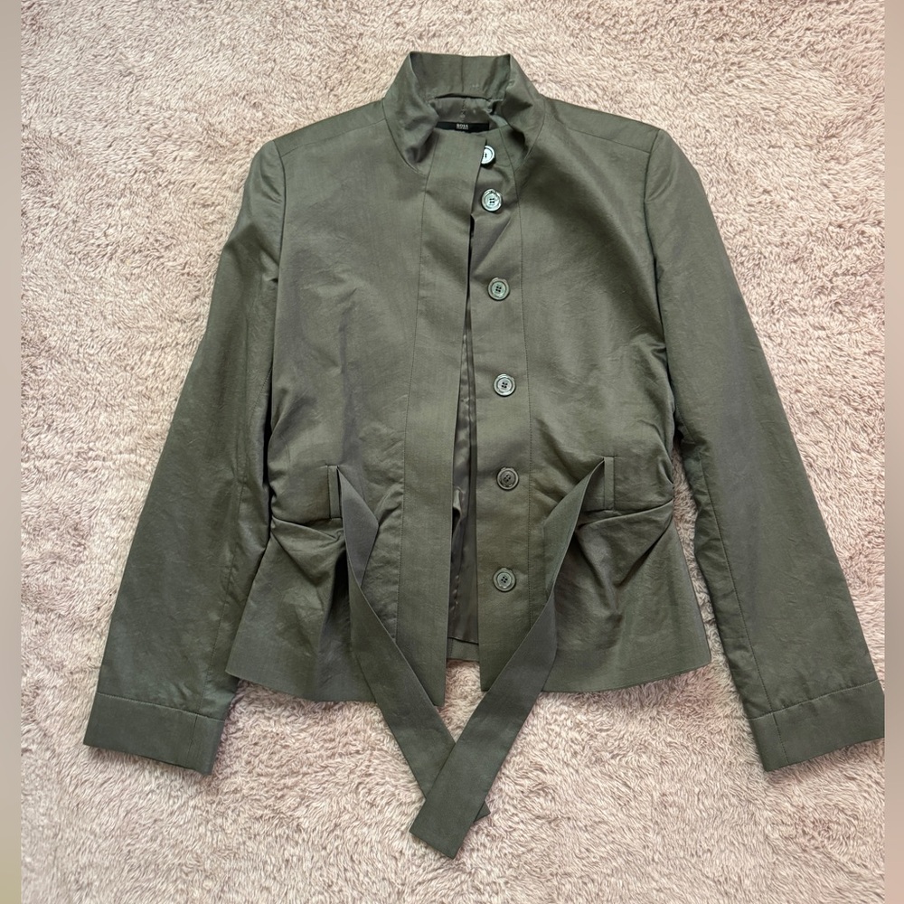 Hugo Boss Women's Olive Green Jacket